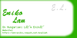 eniko lam business card